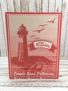 High Tide - Sneak Peek - Birthday Card using Serene Scenery DSP