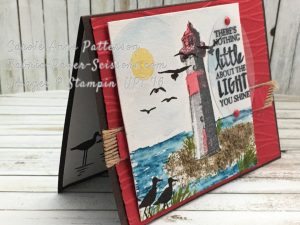 Watercolor with real California Beach Sand