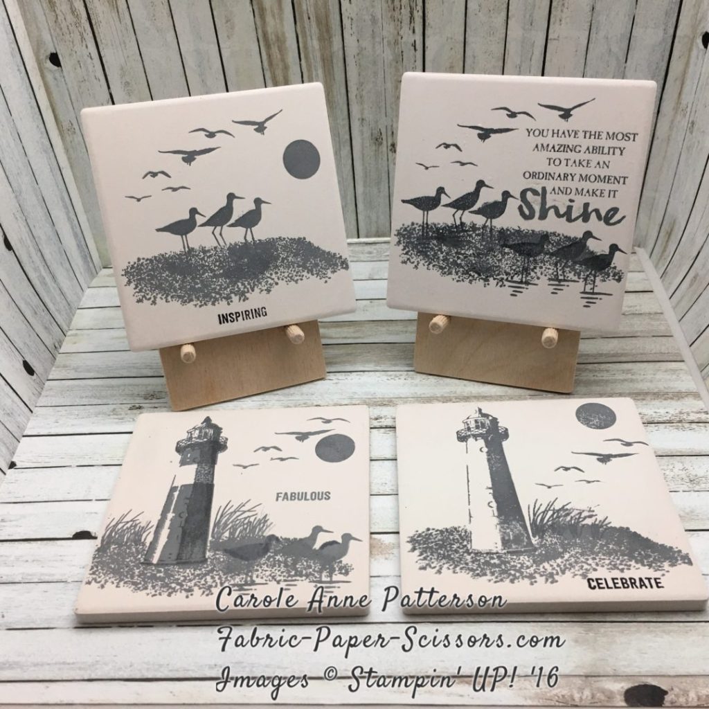 Ceramic Bisque Coasters using High&nbsp;Tide