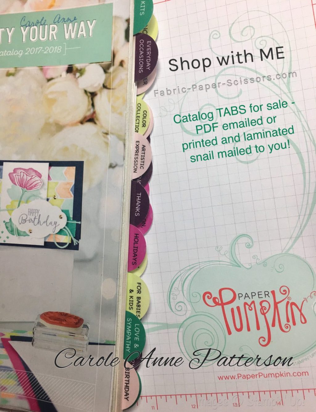 Organizing TABS for your NEW Stampin’ Up!&nbsp;Catalog